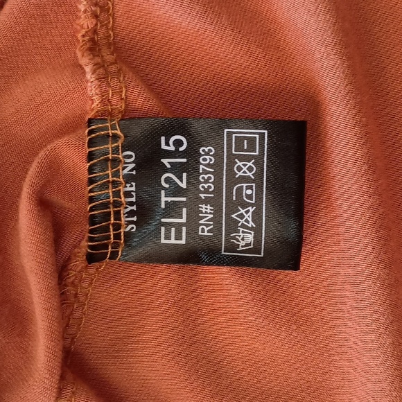 POL Orange Embroidered Sleeveless Tank Top - Picture 4 of 5